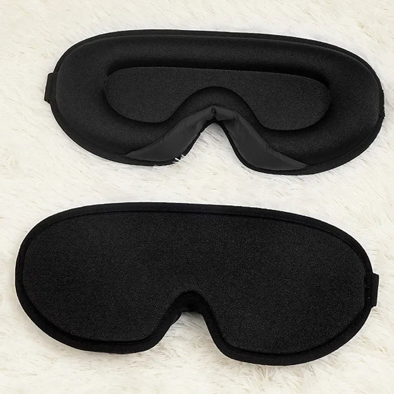 3D Eye Mask Bluetooth Music Play Sleeping Headphones with Built-In HD Speaker Mask for Sleep Headphones Wireless Air Travel 5.0